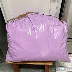 Lavender Plastic Bag